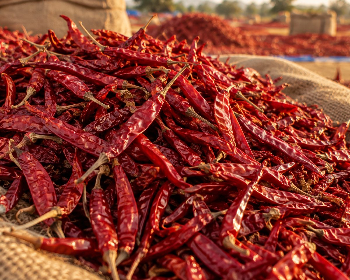 Teja S17 ganze getrocknete Chilis